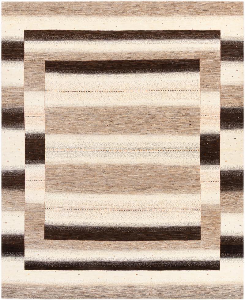 Alfombra persa Persia Gabbeh Loribaft Atash 355x291 355x291, Alfombra persa Anudado a mano