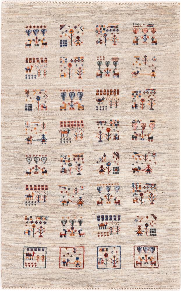 Perzisch tapijt Perzisch Gabbeh Loribaft Tabiibaft 134x84 134x84, Perzisch tapijt Handgeknoopte