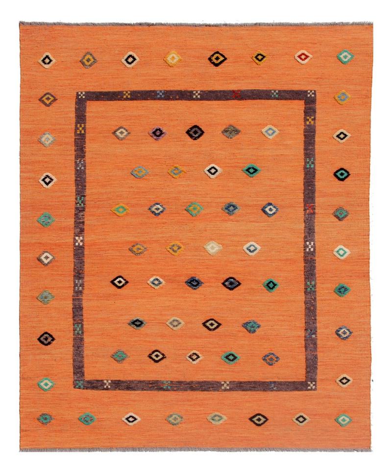 Alfombra afgana Kilim Afghan Nimbaft Edition 235x179 235x179, Alfombra persa Tejido a mano