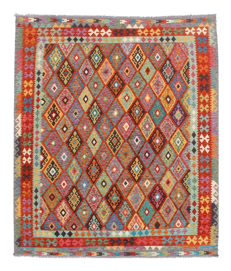 Alfombra afgana Kilim Afghan 294x253 294x253, Alfombra persa Tejido a mano