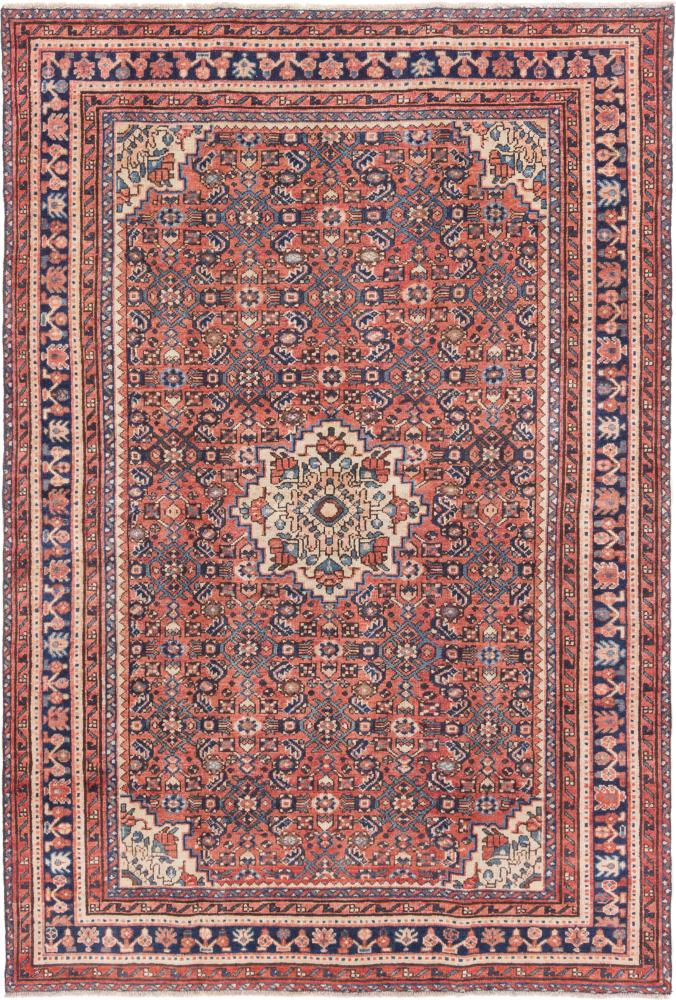 Persian Rug Hosseinabad 214x146 214x146, Persian Rug Knotted by hand