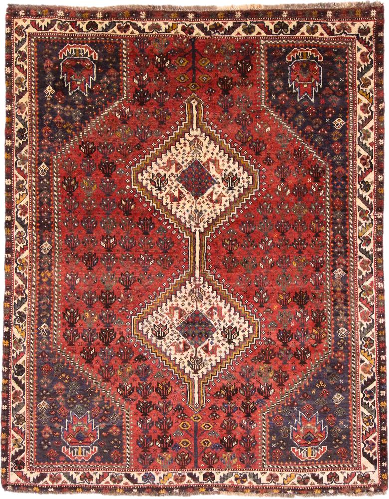 Tapete persa Shiraz 196x159 196x159, Tapete persa Atado à mão