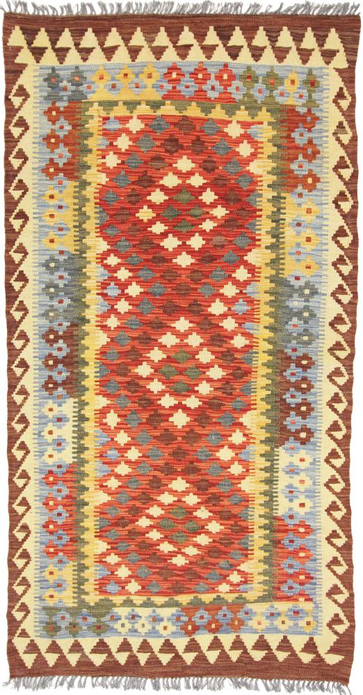 Afghaans tapijt Kilim Afghan 201x96 201x96, Perzisch tapijt Handgeweven