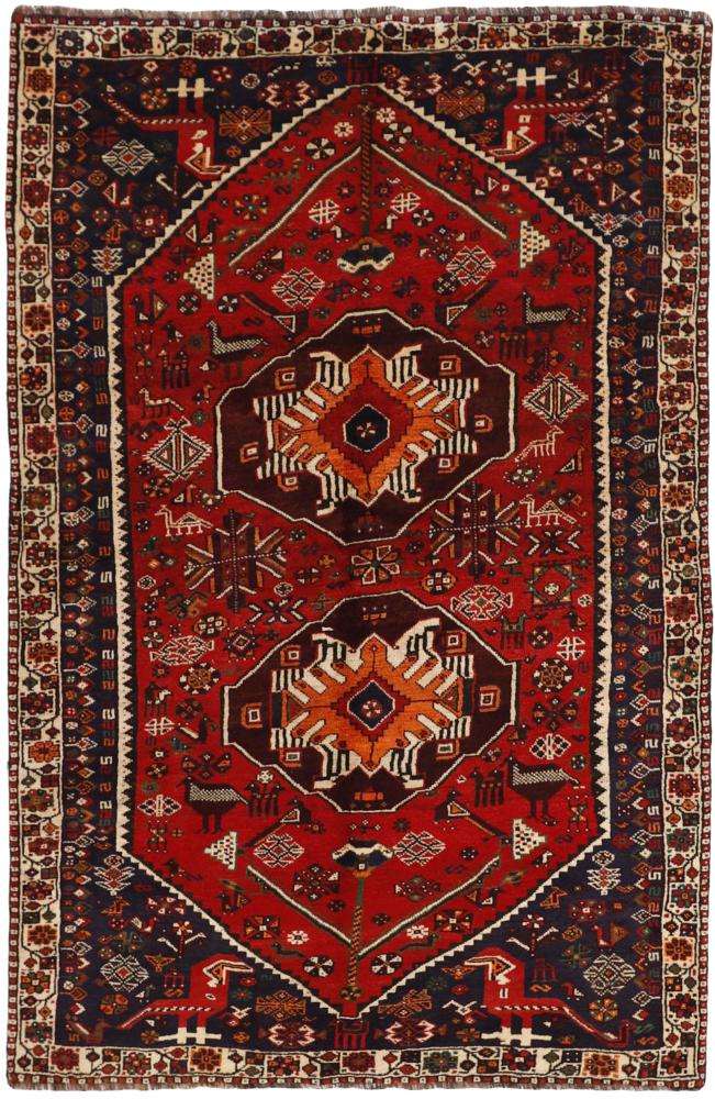Persian Rug Shiraz 239x154 239x154, Persian Rug Knotted by hand