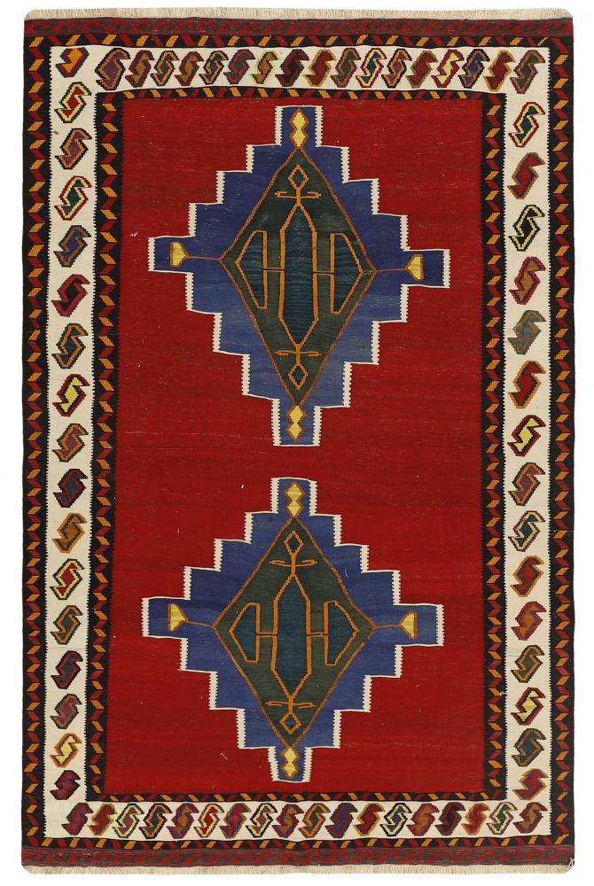 Dywan perski Kilim Fars 7'6"x4'9" 7'6"x4'9", Dywan perski Ręcznie tkane
