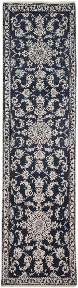 Persisk tæppe Nain 288x75 288x75, Persisk tæppe Knyttet i hånden