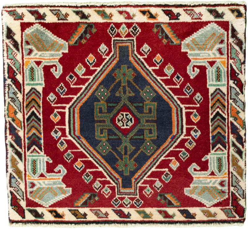 Persian Rug Shiraz 57x66 57x66, Persian Rug Knotted by hand