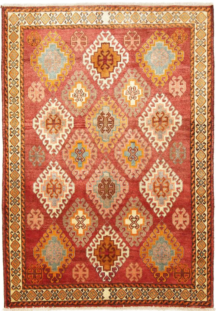 Tapete persa Ghashghai 194x136 194x136, Tapete persa Atado à mão