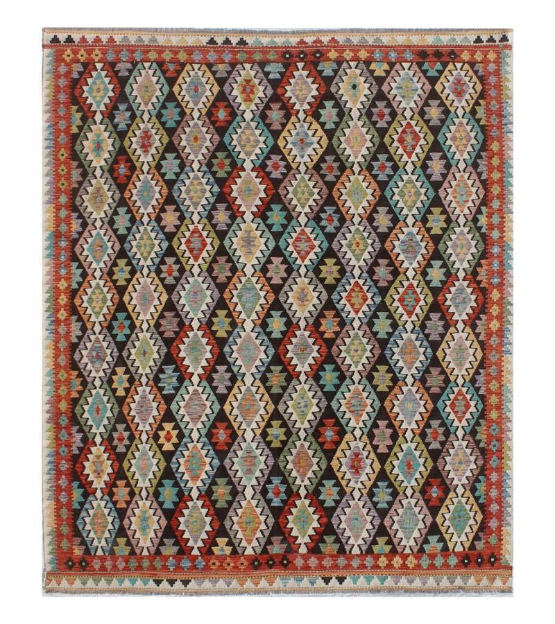 Alfombra afgana Kilim Afghan 294x259 294x259, Alfombra persa Tejido a mano