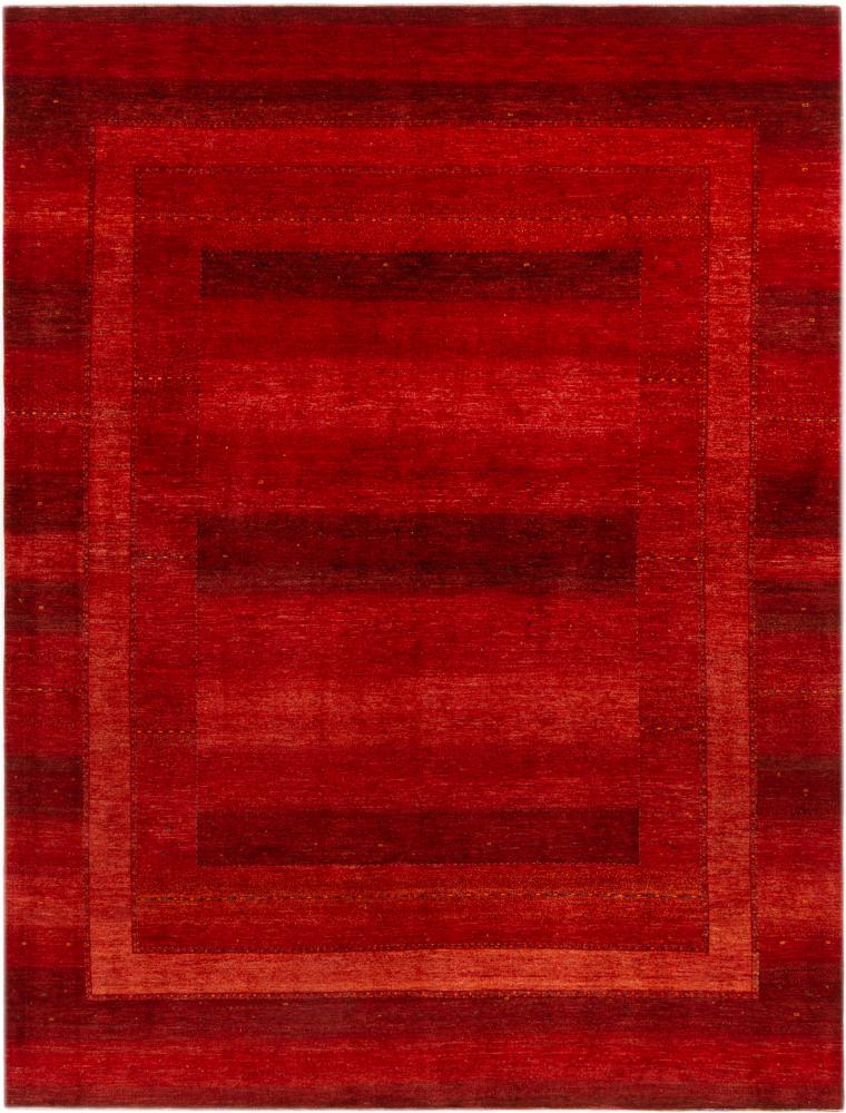 Persian Rug Persian Gabbeh Loribaft Atash 13'0"x9'11" 13'0"x9'11", Persian Rug Knotted by hand