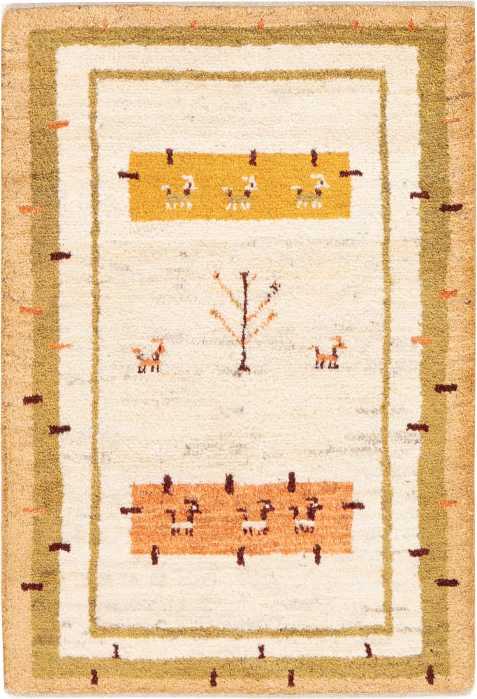 Tapis persan Persan Gabbeh Zagros 119x83 119x83, Tapis persan Noué à la main