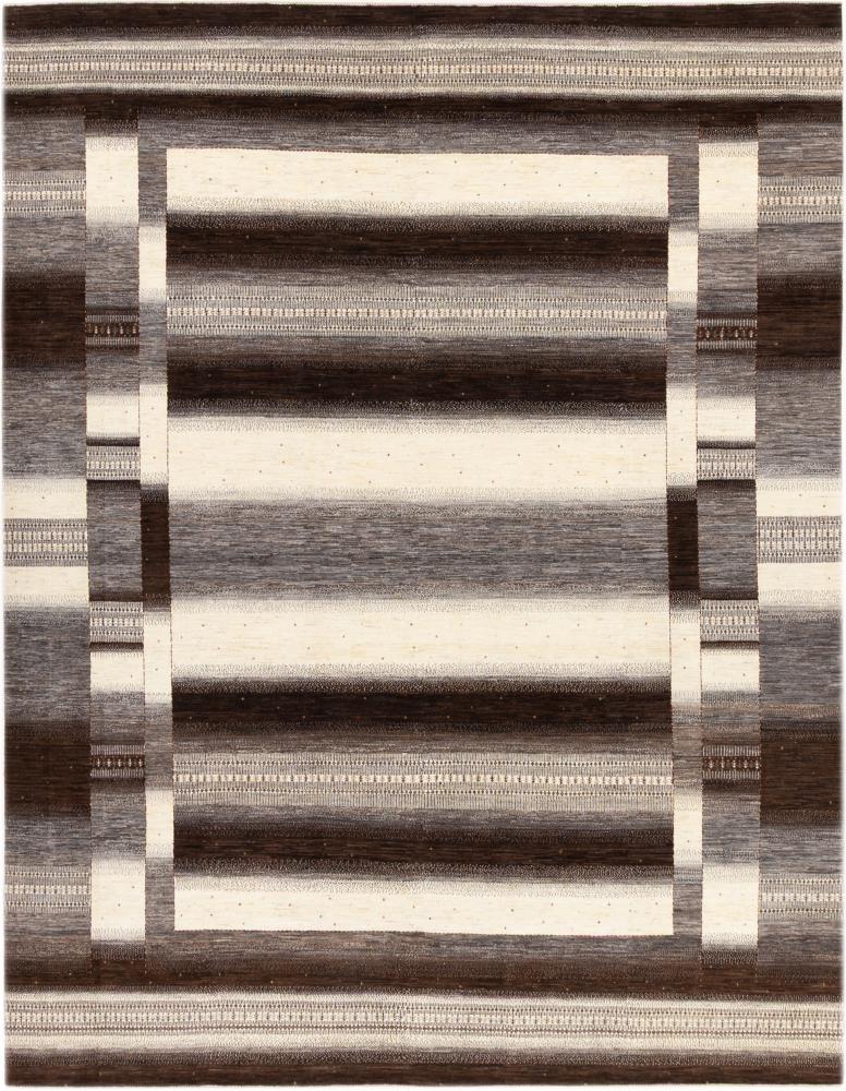 Tapis persan Persan Gabbeh Loribaft Atash 389x303 389x303, Tapis persan Noué à la main