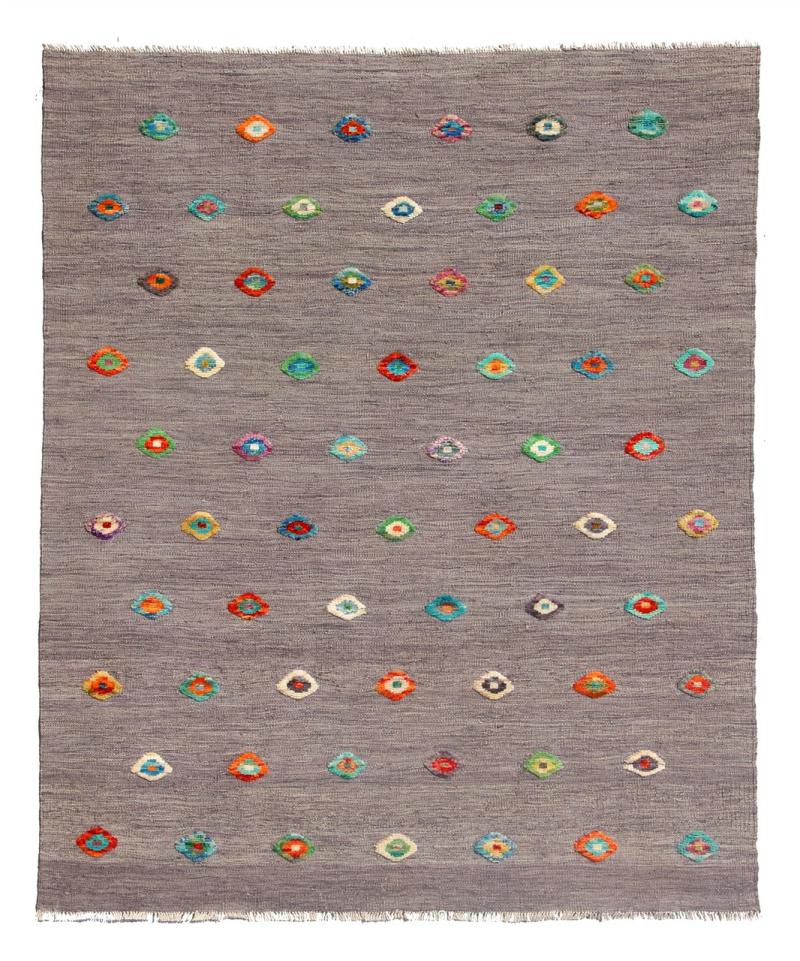 Alfombra afgana Kilim Afghan Nimbaft Edition 197x157 197x157, Alfombra persa Tejido a mano