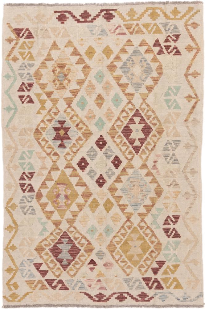 Tapete afegão Kilim Afegão Antigo 148x100 148x100, Tapete persa Tecido à mão