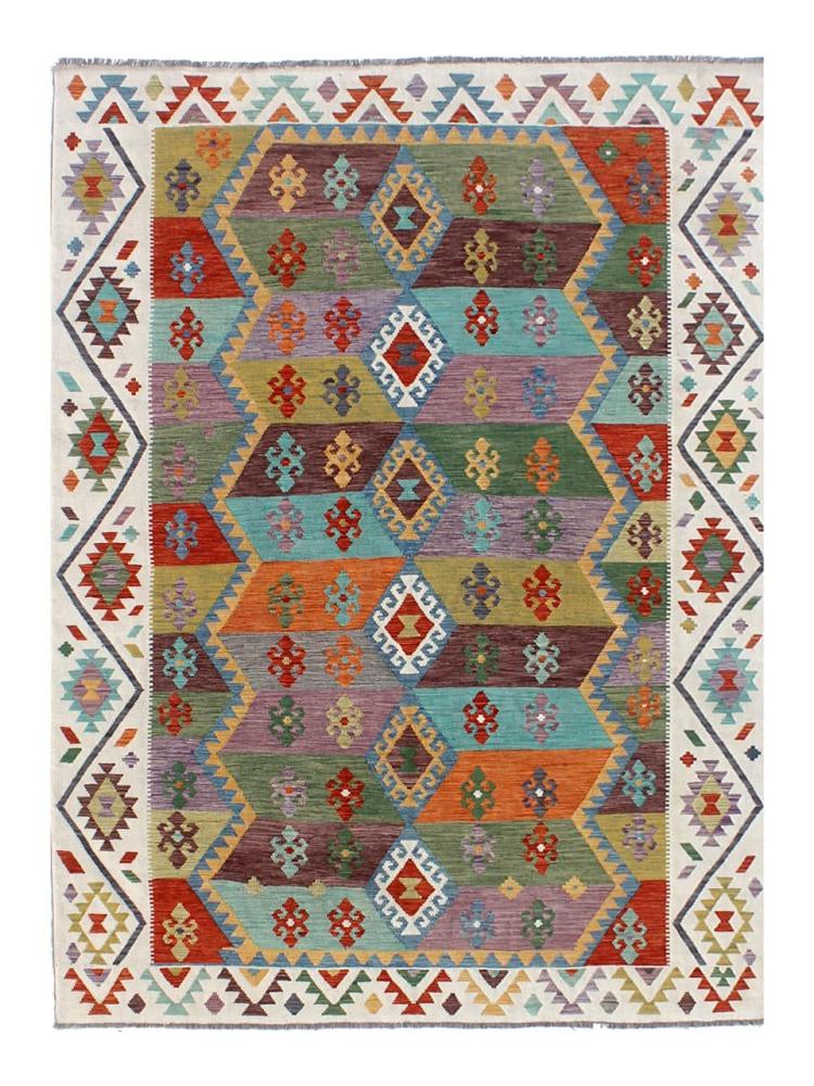 Alfombra afgana Kilim Afghan 346x253 346x253, Alfombra persa Tejido a mano