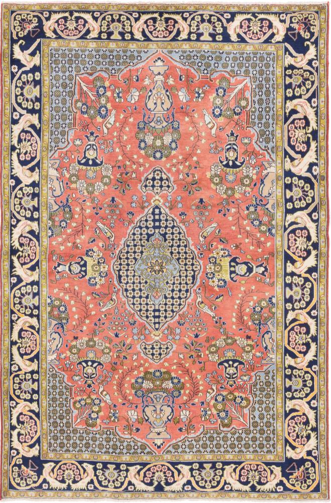 Persian Rug Qum 196x126 196x126, Persian Rug Knotted by hand