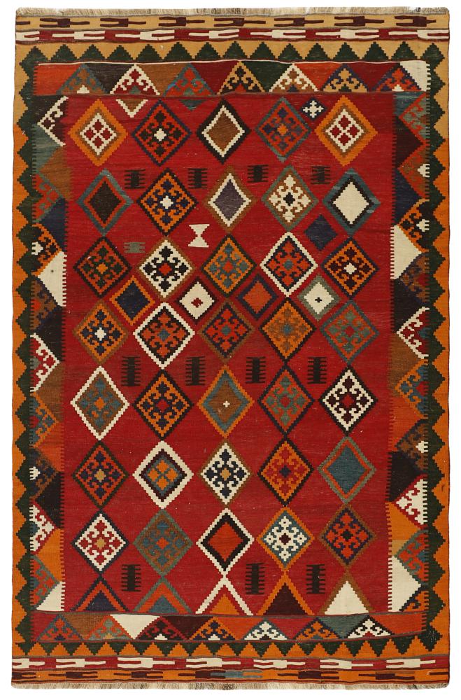 Covor persan Chilim Fars 233x149 233x149, Covor persan Lucrate de mână