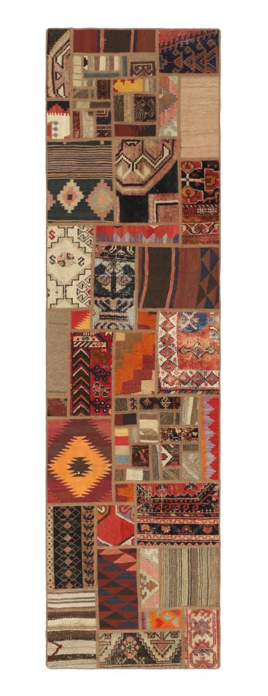 Perzisch tapijt Kilim Patchwork 301x81 301x81, Perzisch tapijt Handgeweven