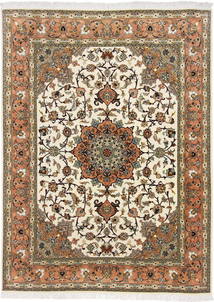 Tapete persa Tabriz 50Raj 203x149 203x149, Tapete persa Atado à mão