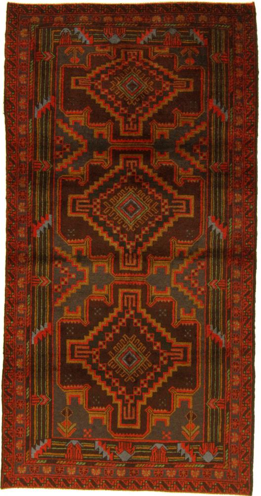 Tapis afghan Baloutche 199x103 199x103, Tapis persan Noué à la main