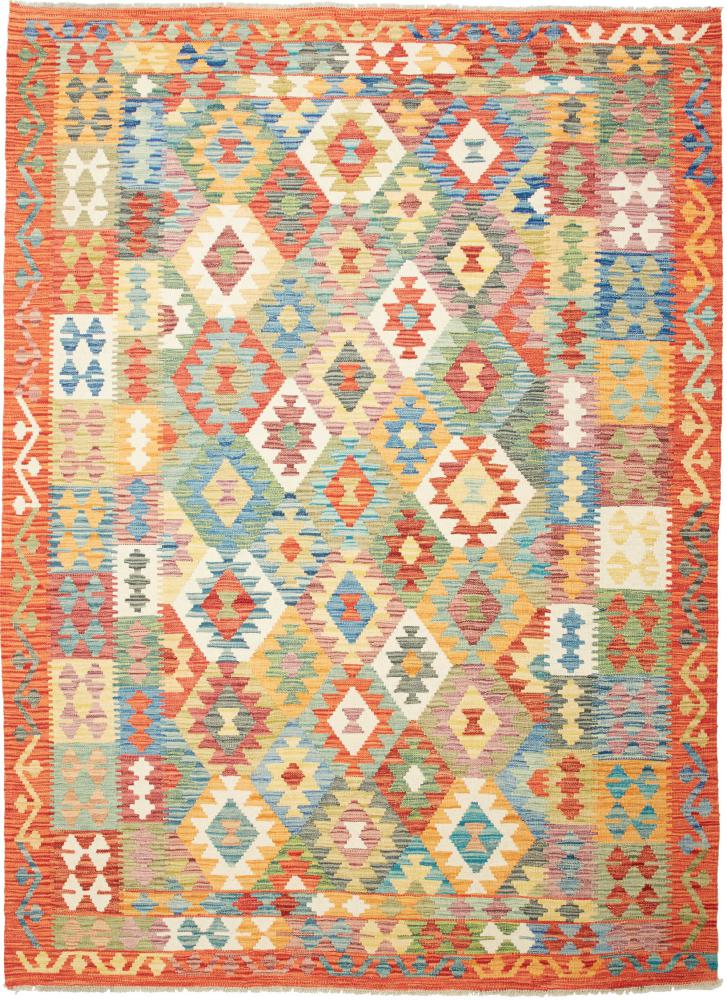 Afghaans tapijt Kilim  Afghan 248x178 248x178, Perzisch tapijt Handgeweven