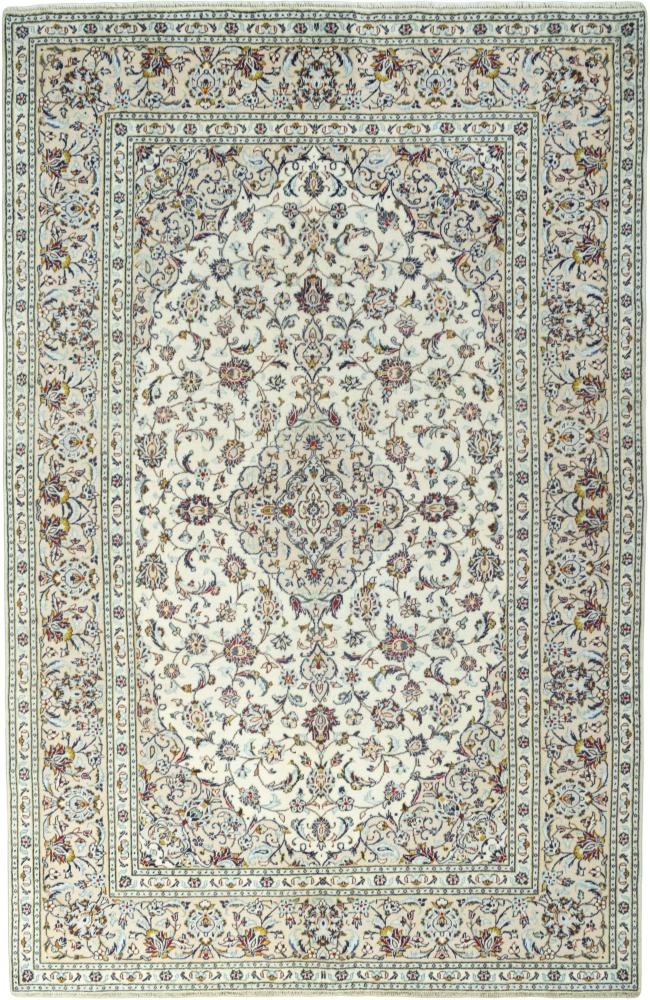 Tapis persan Kashan 299x197 299x197, Tapis persan Noué à la main