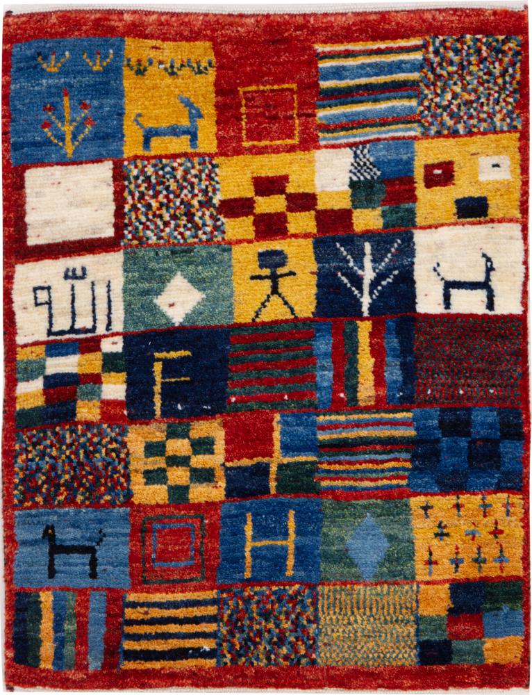 Persian Rug Persian Gabbeh Nomad 72x54 72x54, Persian Rug Knotted by hand