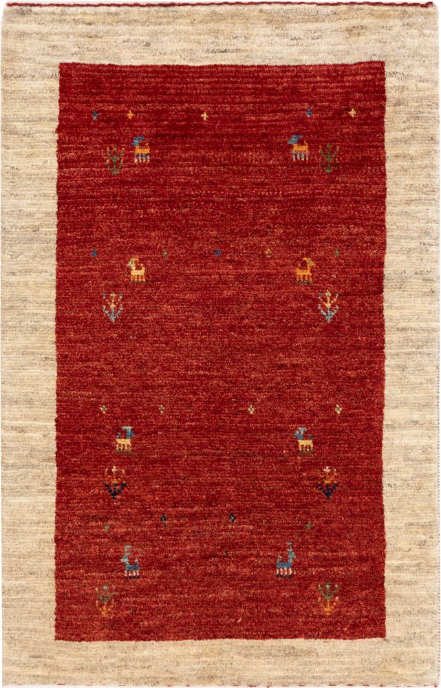 Tapis persan Persan Gabbeh Zagros 121x86 121x86, Tapis persan Noué à la main