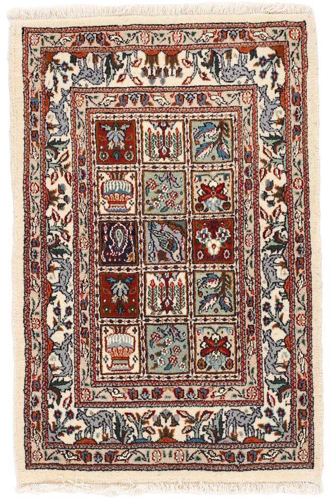 Tapete persa Moud Garden 91x61 91x61, Tapete persa Atado à mão