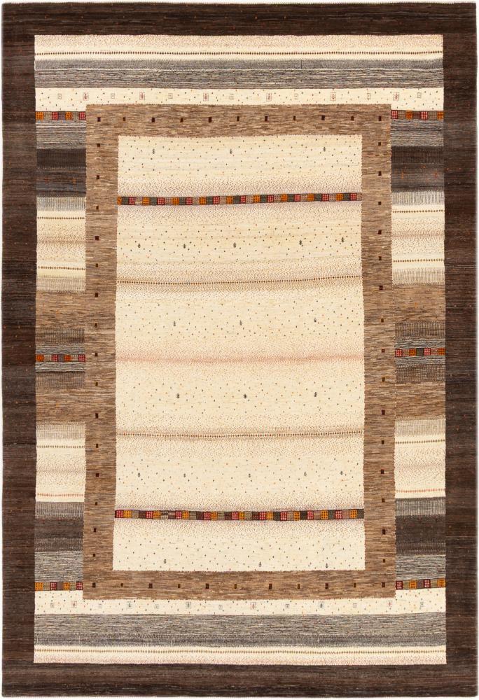 Persian Rug Persian Gabbeh Loribaft Atash 12'9"x8'9" 12'9"x8'9", Persian Rug Knotted by hand