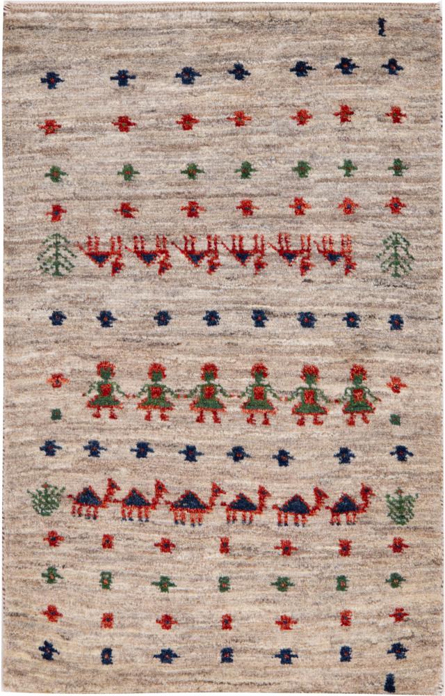 Alfombra persa Persia Gabbeh Nomad 94x61 94x61, Alfombra persa Anudado a mano
