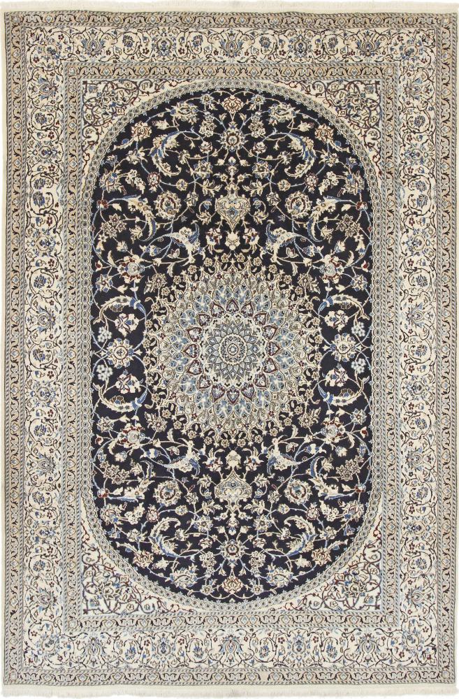 Persian Rug Nain 9La 9'8"x6'6" 9'8"x6'6", Persian Rug Knotted by hand