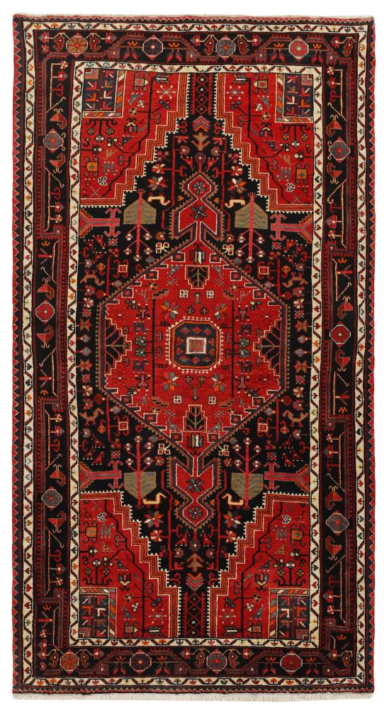 Tapis persan Tuyserkan 249x130 249x130, Tapis persan Noué à la main