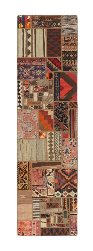 Περσικό χαλί Κιλίμ Patchwork 299x81 299x81, Περσικό χαλί Χειροποίητη ύφανση