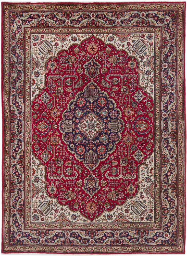 Tapete persa Tabriz 345x243 345x243, Tapete persa Atado à mão