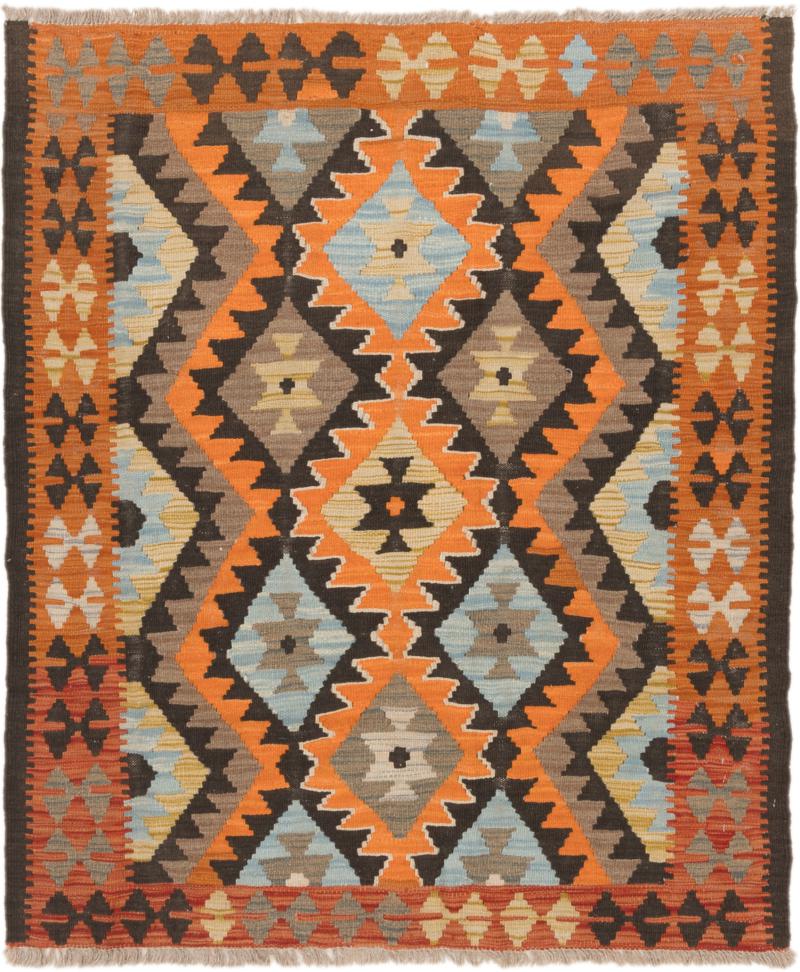 Tapete afegão Kilim Afegão 130x111 130x111, Tapete persa Tecido à mão