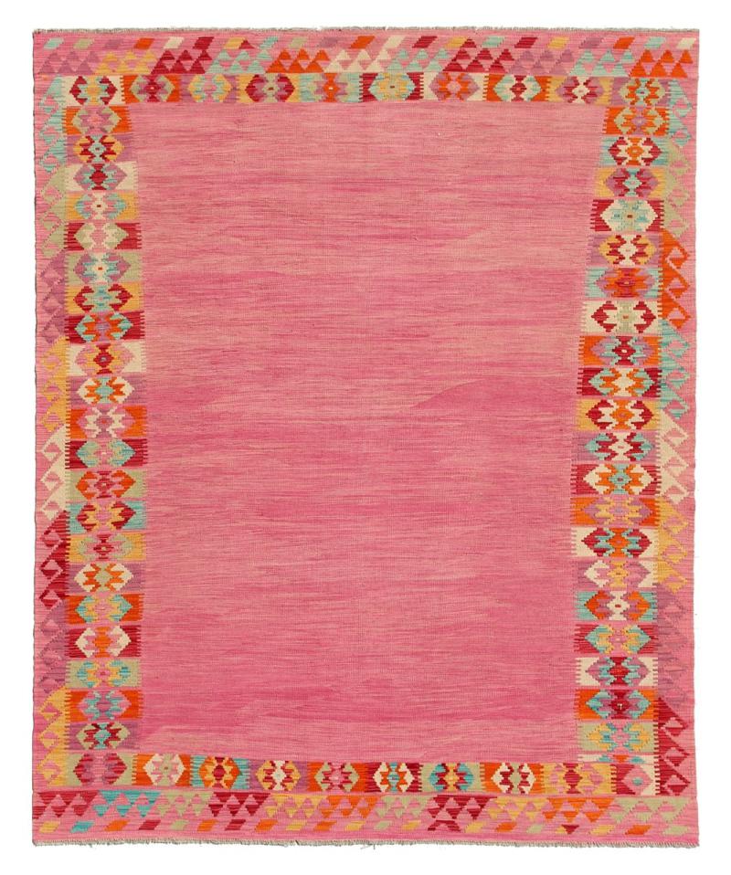 Afghan rug Kilim Afghan Kaudani 9'7"x6'4" 9'7"x6'4", Persian Rug Woven by hand