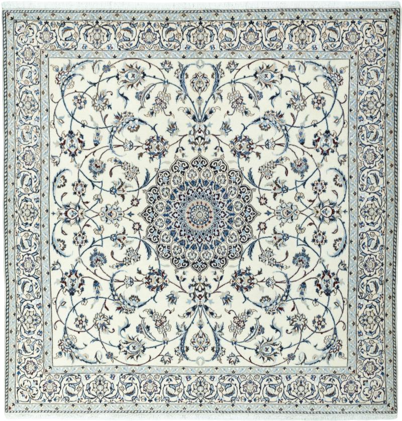 Persian Rug Nain 9La 199x196 199x196, Persian Rug Knotted by hand