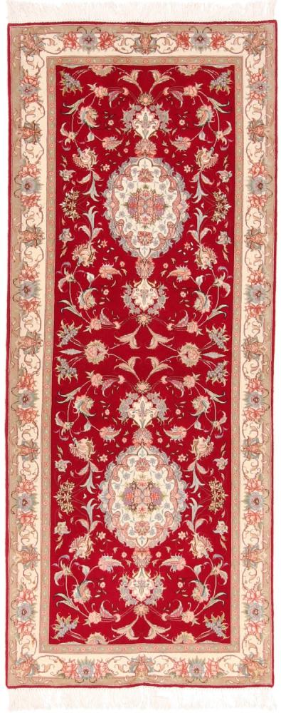 Persian Rug Tabriz 50Raj 7'2"x3'0" 7'2"x3'0", Persian Rug Knotted by hand