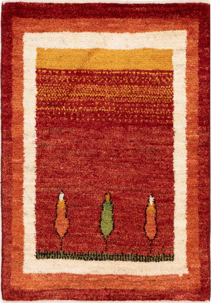 Tapete persa Persa Gabbeh Zagros 89x63 89x63, Tapete persa Atado à mão