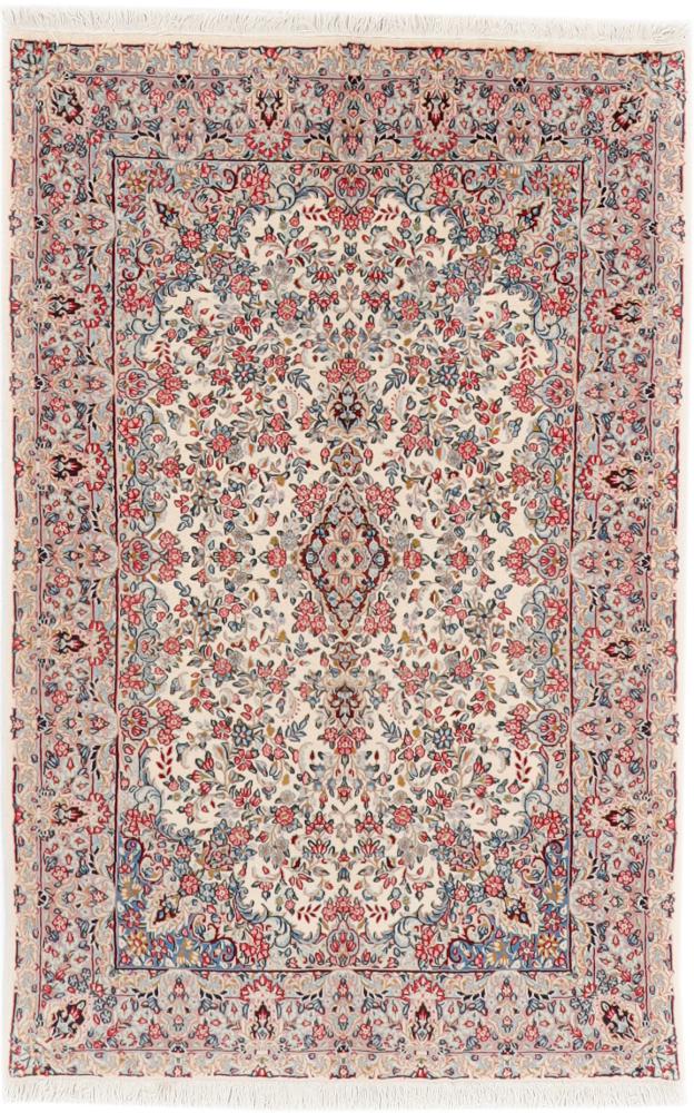 Tapis persan Kerman 201x129 201x129, Tapis persan Noué à la main