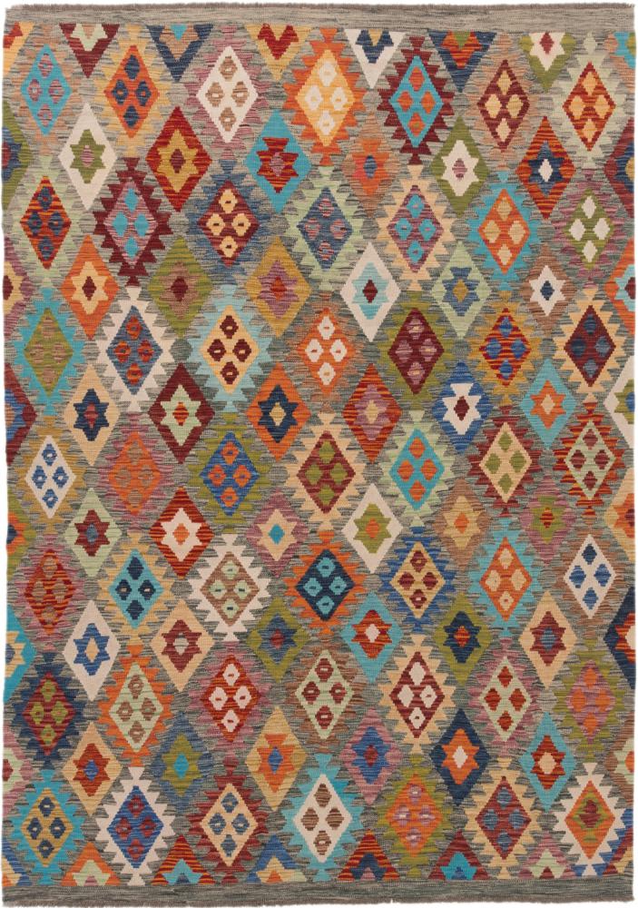 Tapete afegão Kilim Afegão 302x210 302x210, Tapete persa Tecido à mão