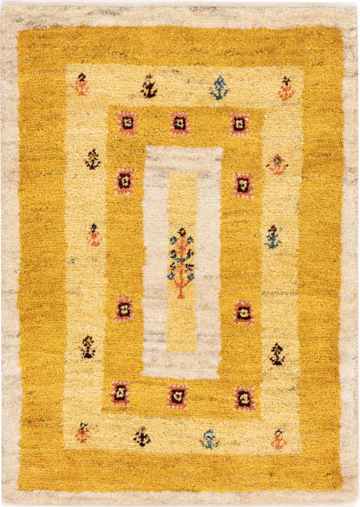 Tapete persa Persa Gabbeh Zagros 91x64 91x64, Tapete persa Atado à mão