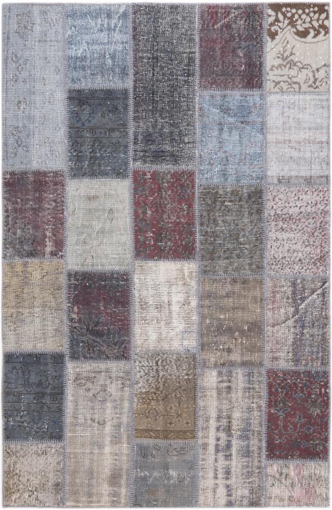 Perský koberec Patchwork 222x143 222x143, Perský koberec Ručně vázaný