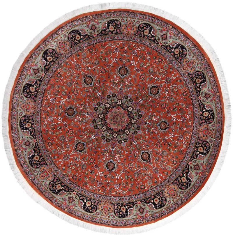 Perzisch tapijt Tabriz 50Raj 296x296 296x296, Perzisch tapijt Handgeknoopte