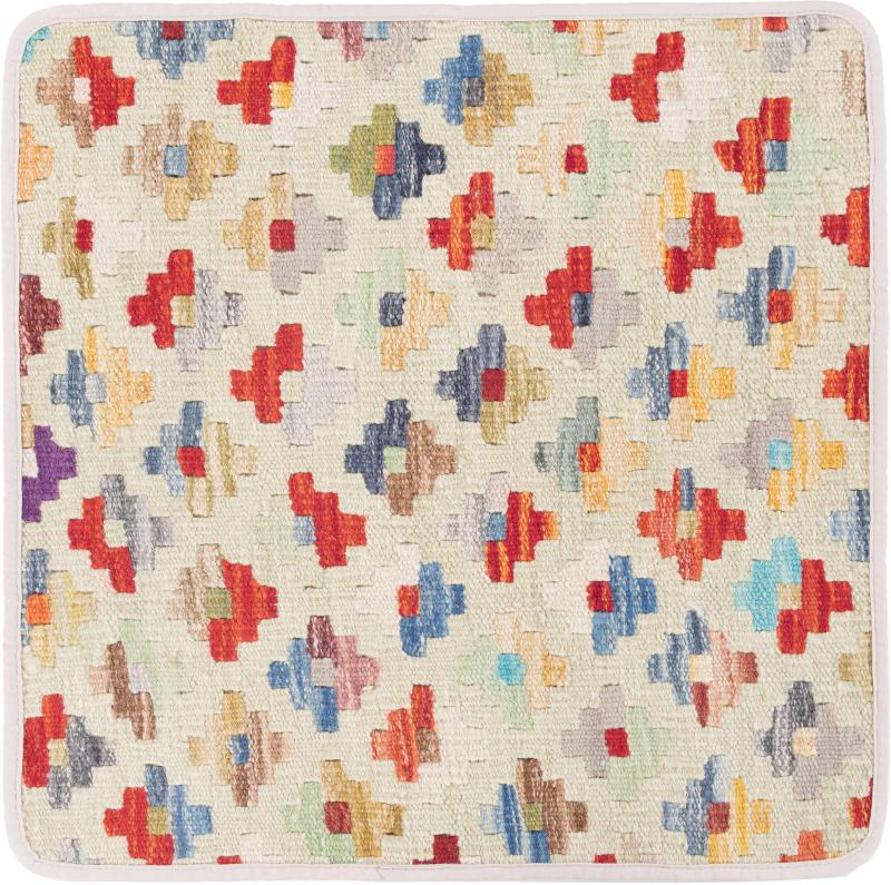Afghanska mattan Kilim Afghan Kuddfodral 50x50 50x50, Persisk matta Knuten för hand