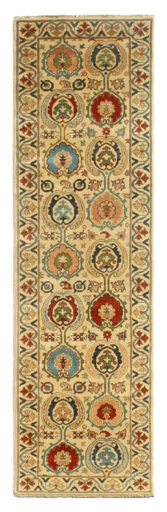 Afghan rug Kazak Ghazni 280x80 280x80, Persian Rug Knotted by hand