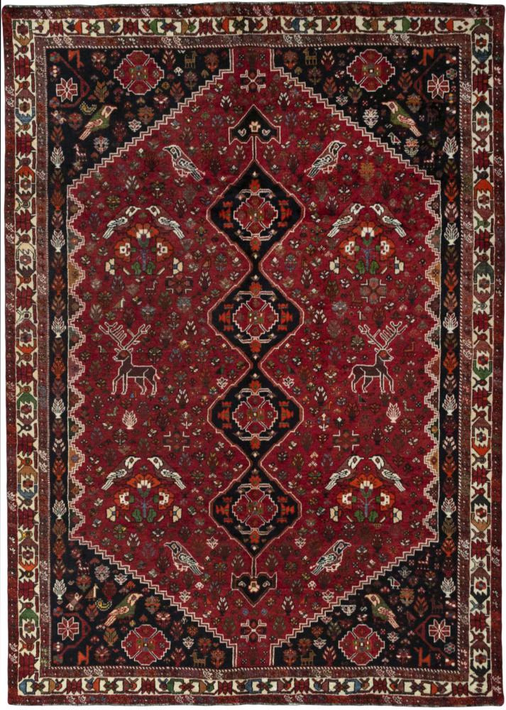 Tapis persan Shiraz 316x223 316x223, Tapis persan Noué à la main
