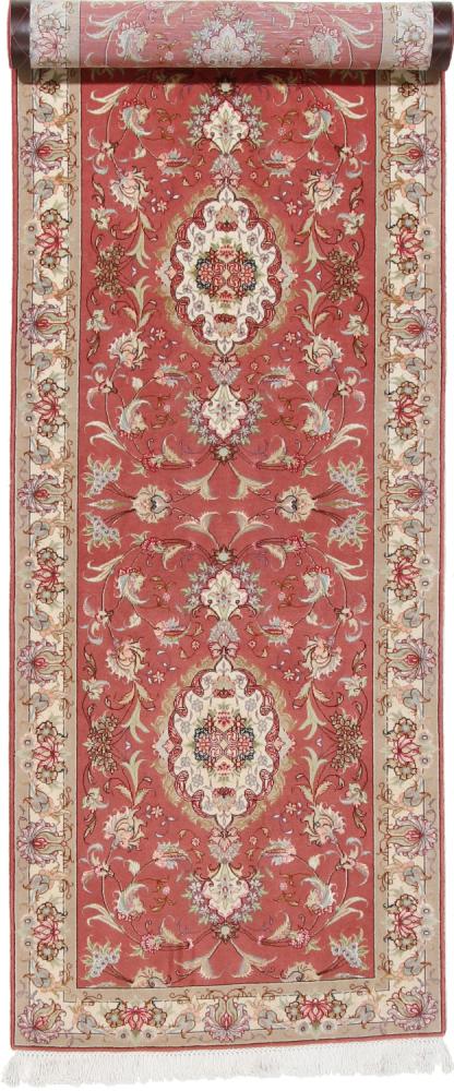 Persisk tæppe Tabriz 50Raj 319x85 319x85, Persisk tæppe Knyttet i hånden