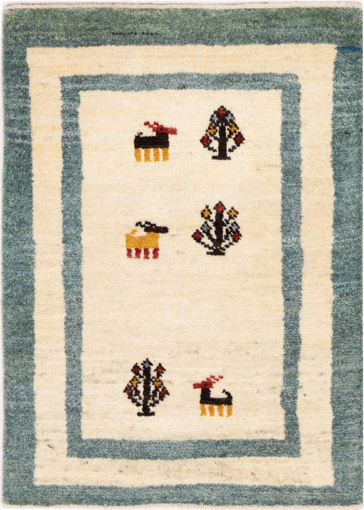 Tapete persa Persa Gabbeh Zagros 89x64 89x64, Tapete persa Atado à mão